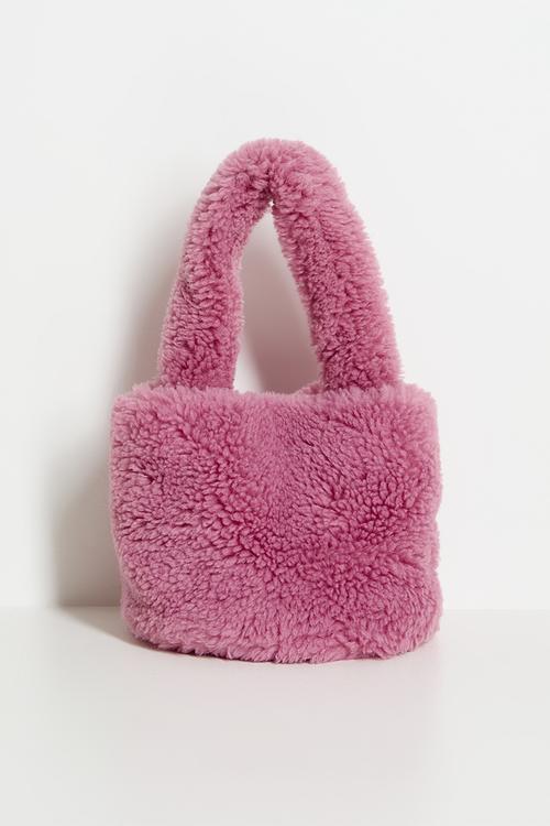 Plush bag - blush color