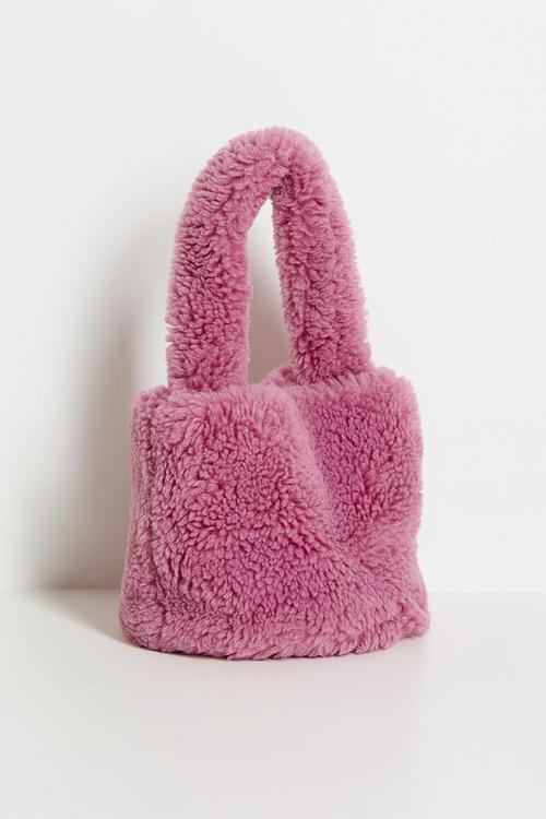 Plush bag - blush color