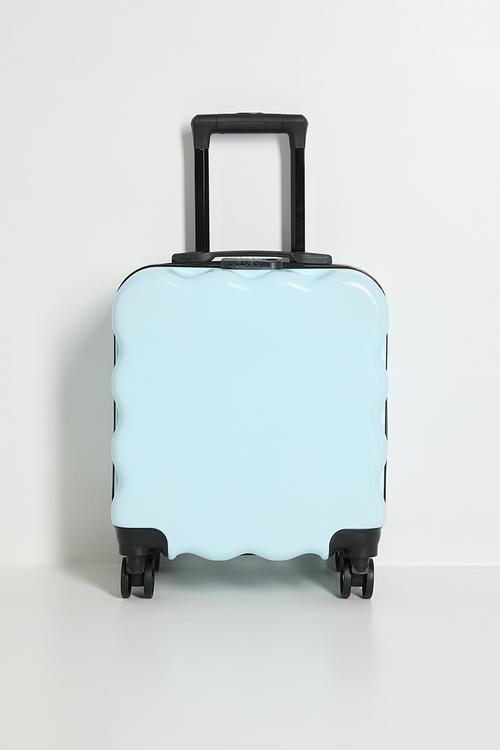 Scalloped trolley bag - mint