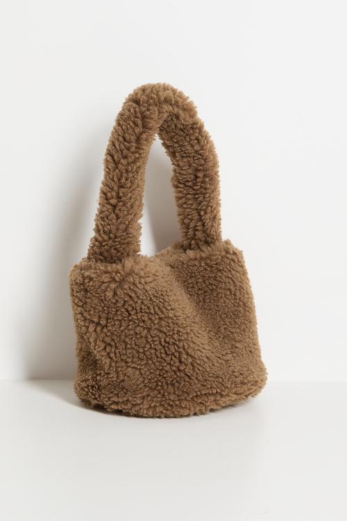 Plush bag - beaver brown