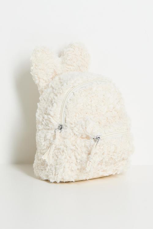 Animal ear backpack - cream