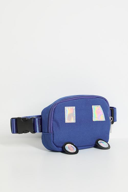 Novelty waist pouch - blue