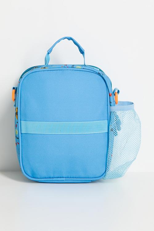 Hard cover lunch bag - blue 