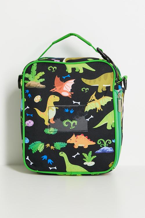 All-over-print lunch bag - black/multi 