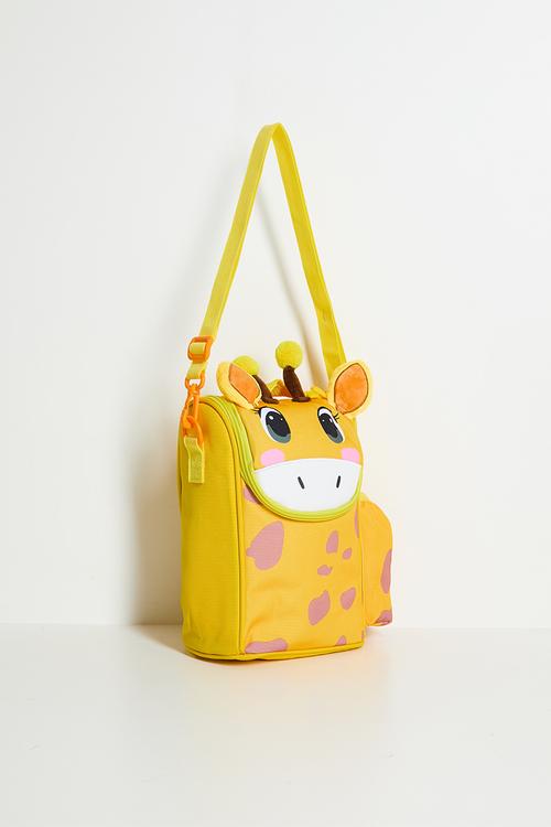 Giraffe lunch bag - mustard 