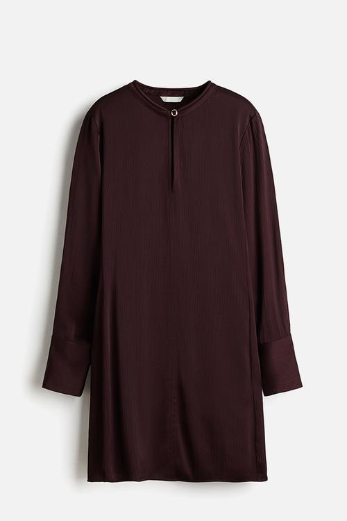 Tunic dress - burgundy