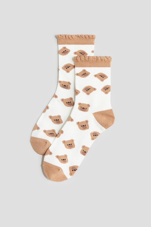 7-Pack socks - white/bears 