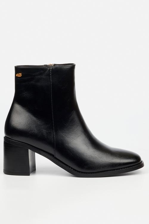 Zuri 1 block heel ankle boot - black