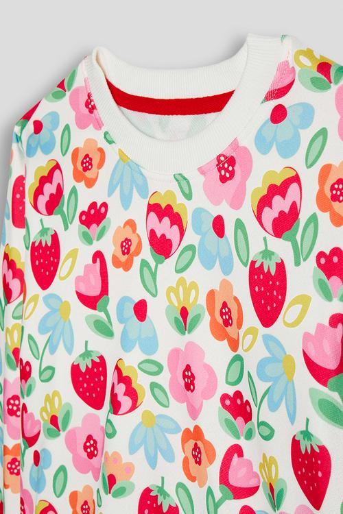 All over print sweatshirt - floral multi