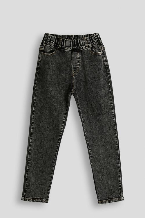 Stone wash jeans - black