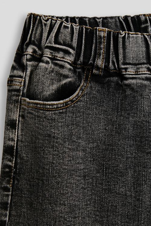 Stone wash jeans - black