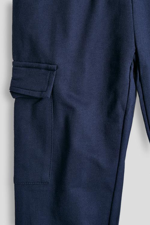 Cargo-style joggers - navy