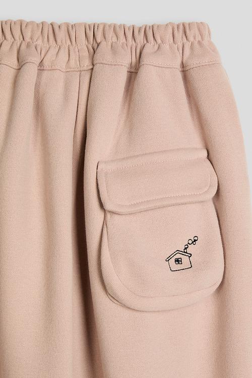 Parachute sweatpants - nude color