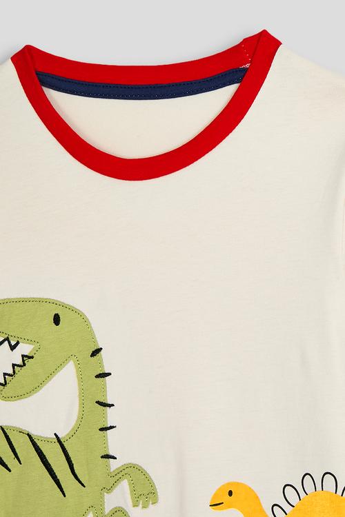 Dino graphic print sweater - white/multi