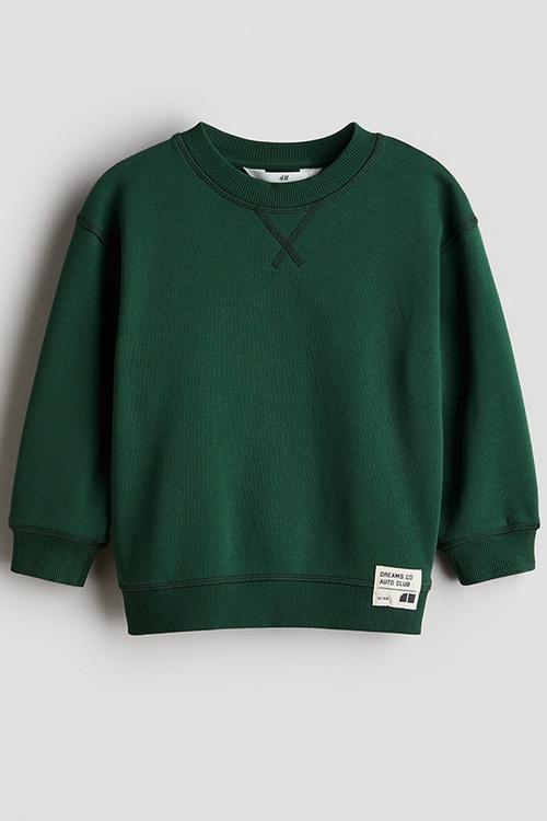 Cotton sweatshirt - green