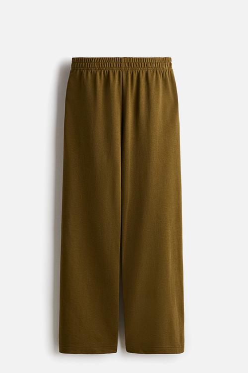Sweatpants - khaki green