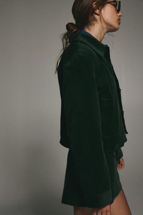 Mini skirt - dark green
