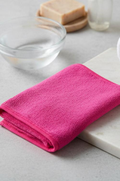 Large Magic Make Up Remover 2 Piece Set - Hot Pink