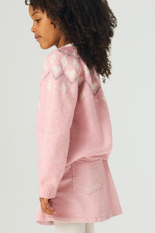 Corduroy skirt - pink