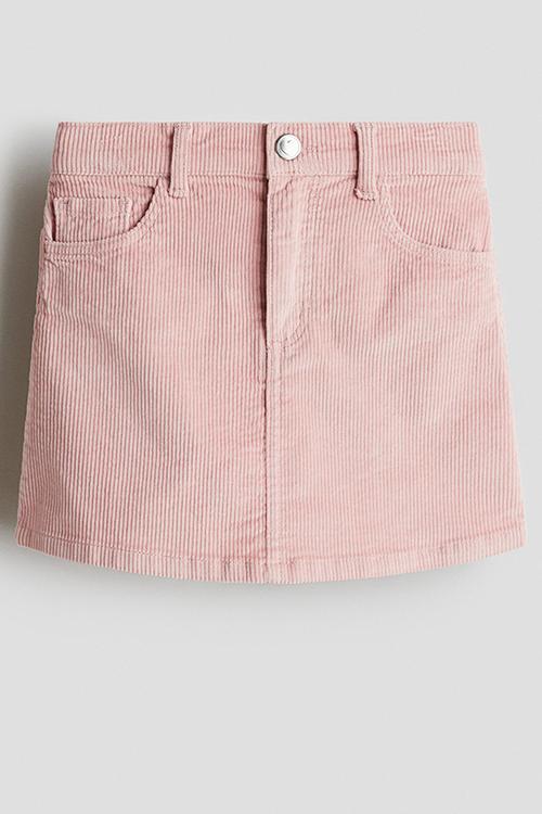 Corduroy skirt - pink