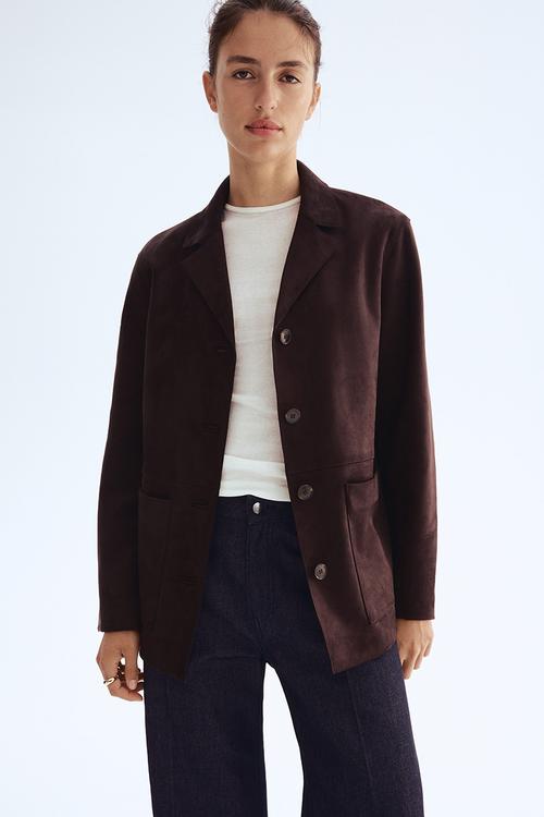 Jacket - dark brown 