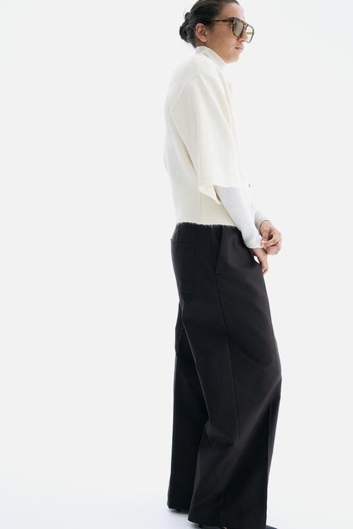 Collared cardigan - light beige