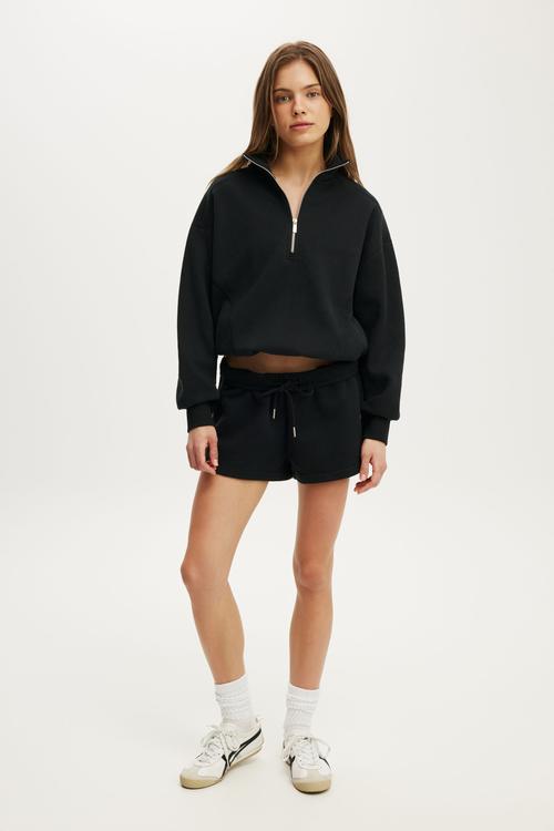 Plush Classic Mini Short - Black