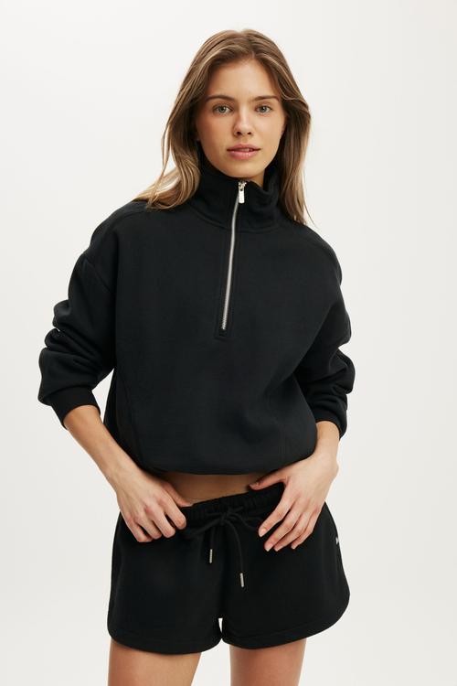 Plush Classic Mini Short - Black
