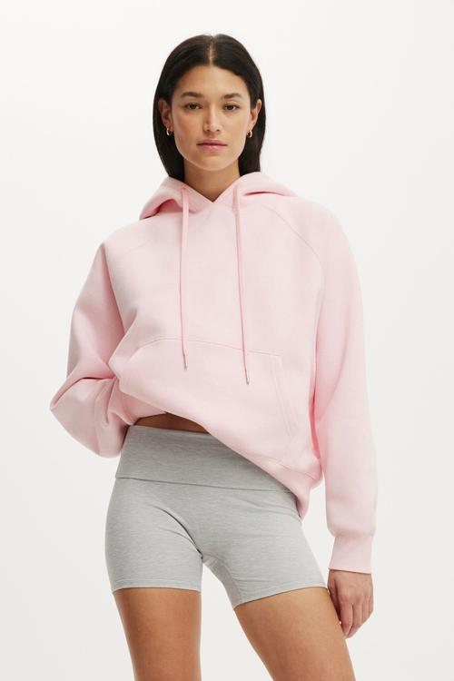 Plush Essential Raglan Hoodie - Cherry Dream