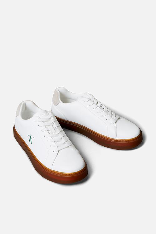 Classic Cupsole Laceup - Bright White Chateau Gum