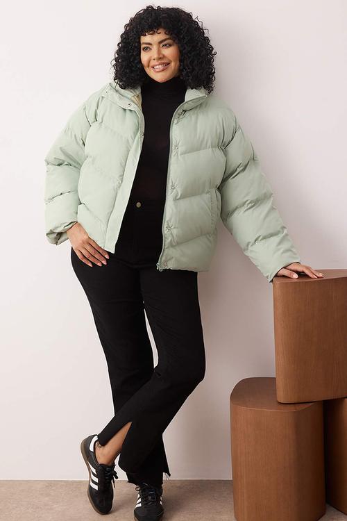 Plus Puffer Jacket - Mint