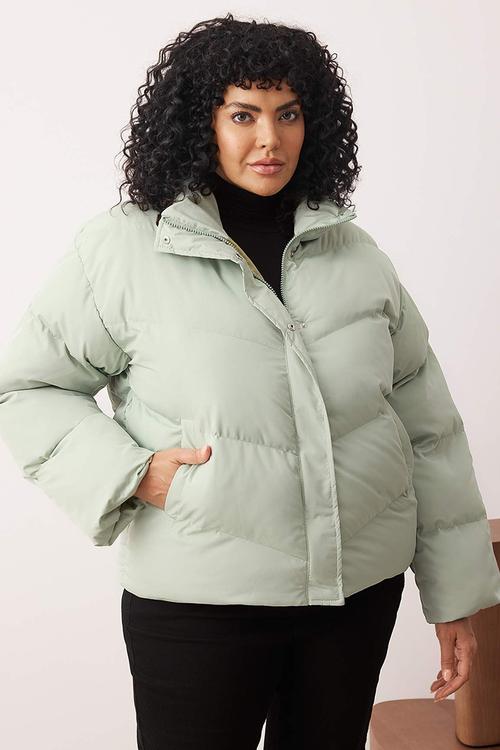 Plus Puffer Jacket - Mint