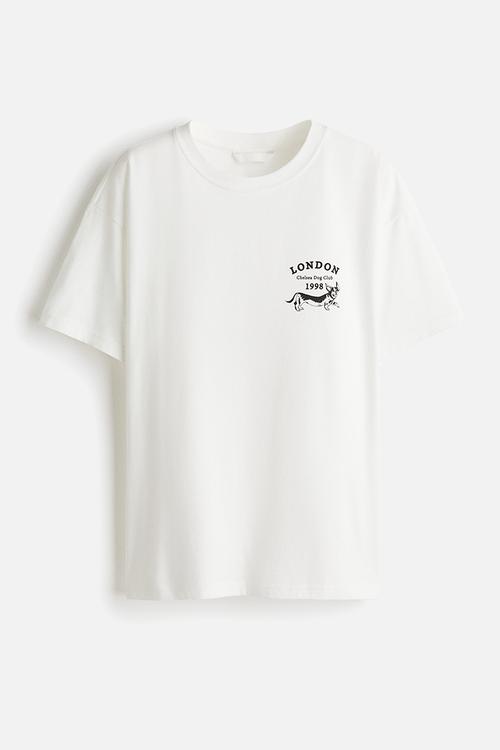 Oversized T-shirt -  white/london 