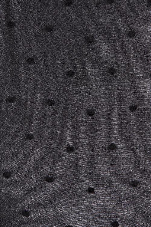 Spotted tights - black