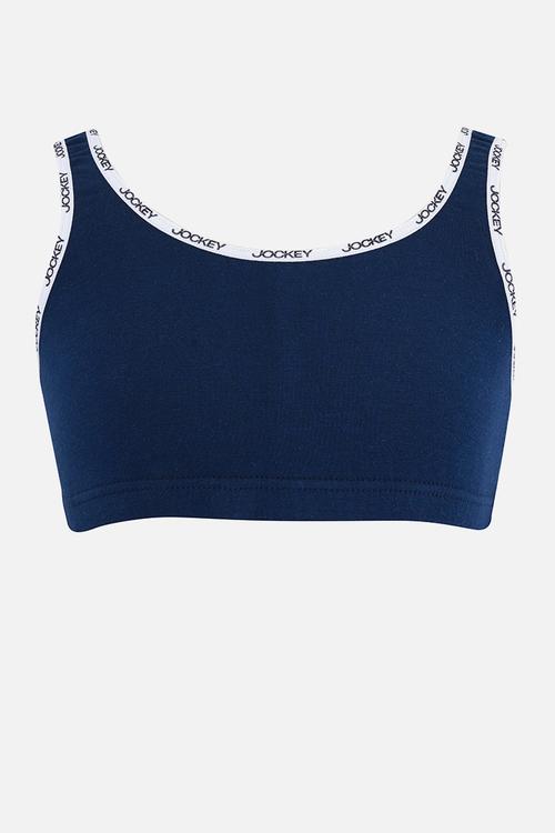 Girls Crop Top Midnight - Navy