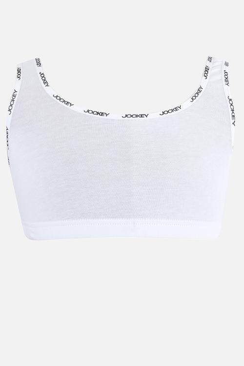Girls Crop Top - White