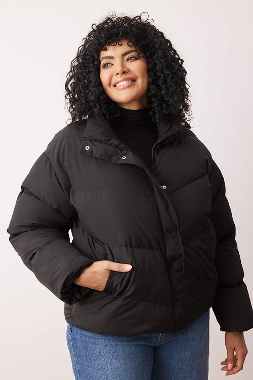 Plus Puffer Jacket - Black