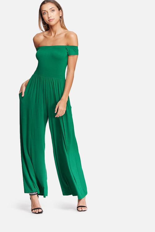 Off shoulder jumpsuit