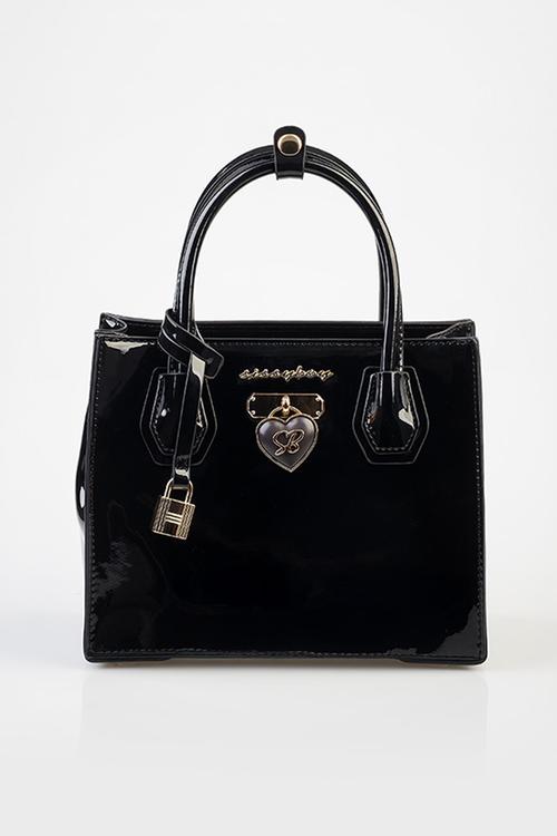 Miriam Medi Tote Patent - Black