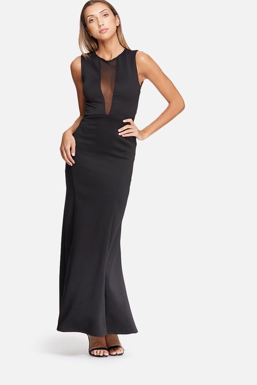 Fish tail maxi dress