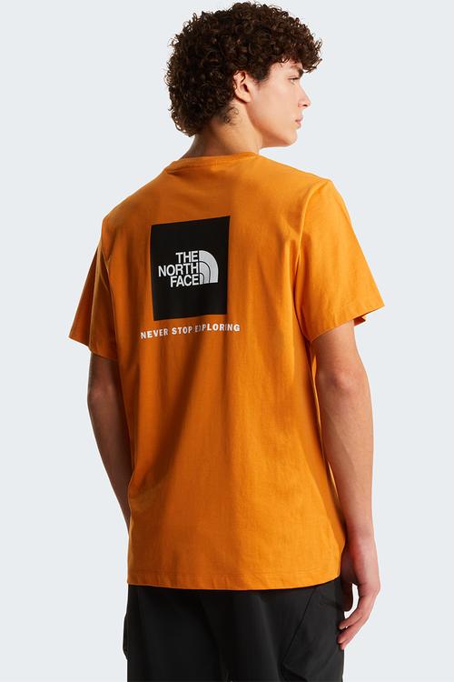 M Evolution Box Nse Regular Short Sleeve Tee - Dust Orange