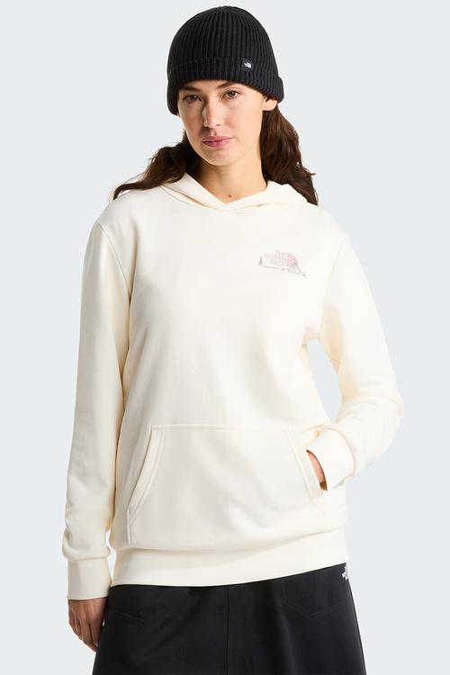 W Monte Regular Hoodie-Graphic - White Dune