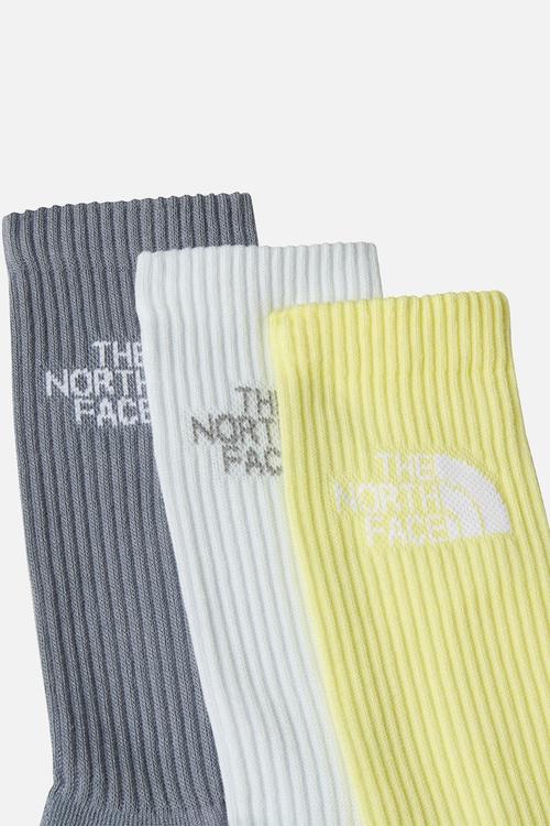 Multi Sport Cush Crew Sock 3P - Transcendent Grey-Pearl Stone-Lemon Mist