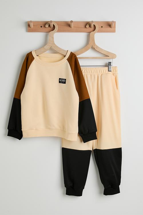 Sweatshirt & joggers - neutral multi
