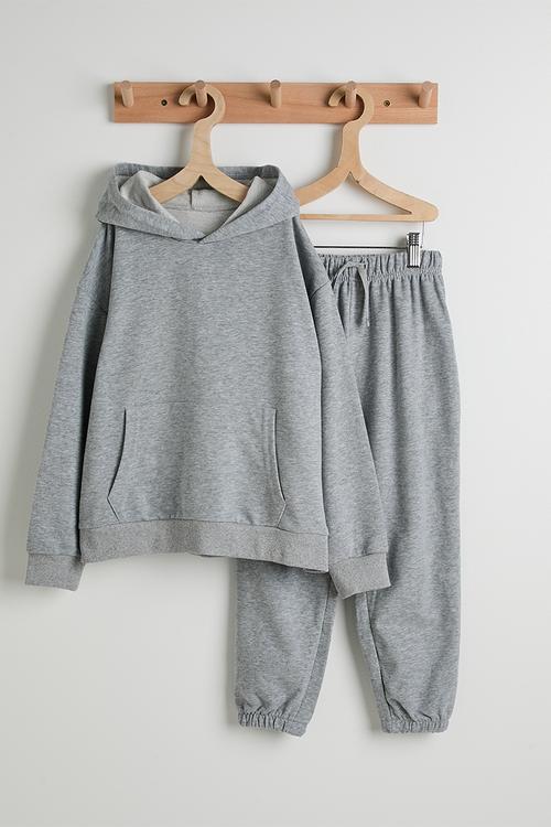 Hoodie & jogger - grey