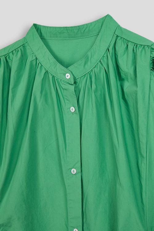 Artist shirt dress - green