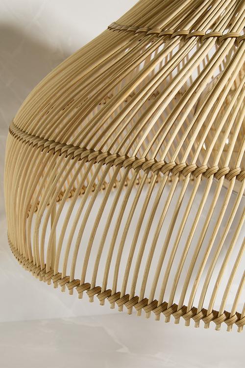 The Willow Weave Pendant - light brown
