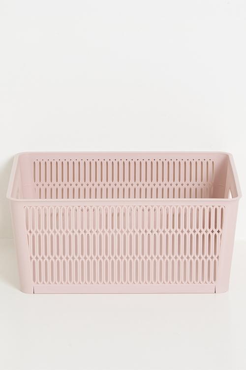 Meshy Storage Basket Set Of 2 - Pink
