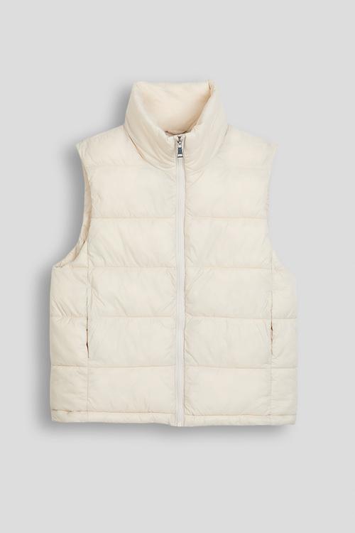 Puffer gilet - white