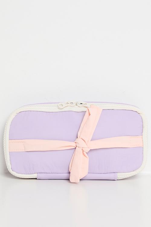 Cosmetic bag - purple & pink